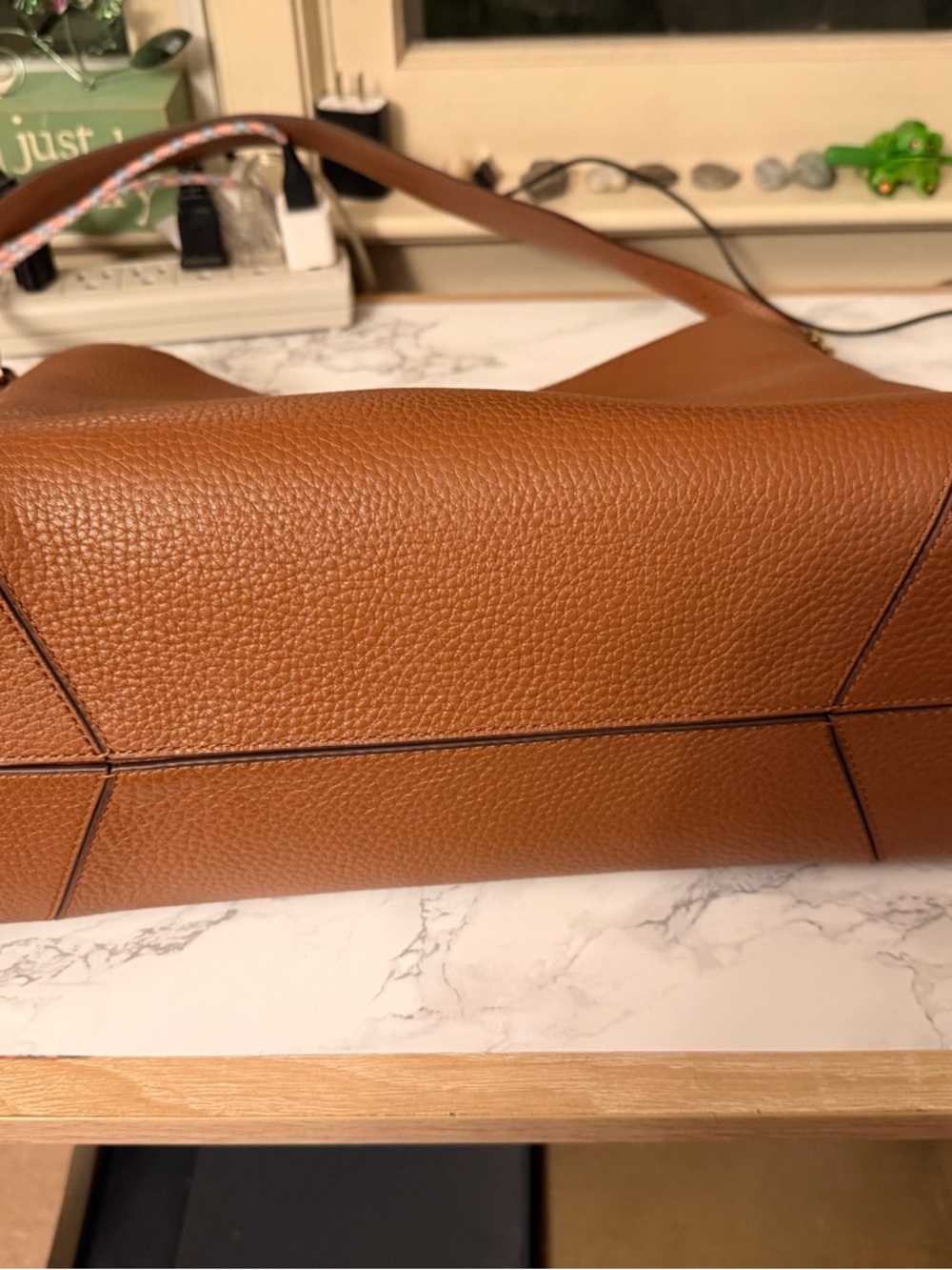 Brown Leather Hobo Shoulder Bag Aspinal of London - Picture 9 of 12